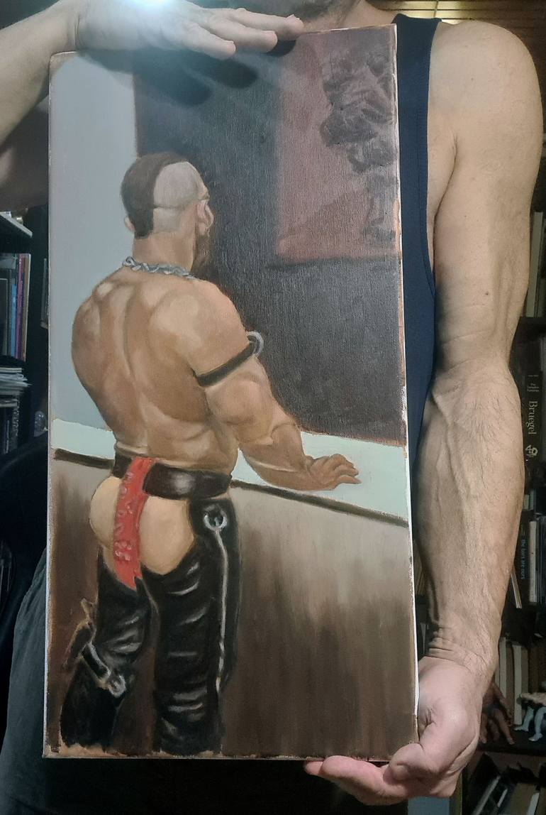 Original Figurative Men Painting by Mon Graffito