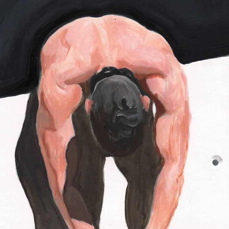 Original Contemporary Nude Painting by Mon Graffito