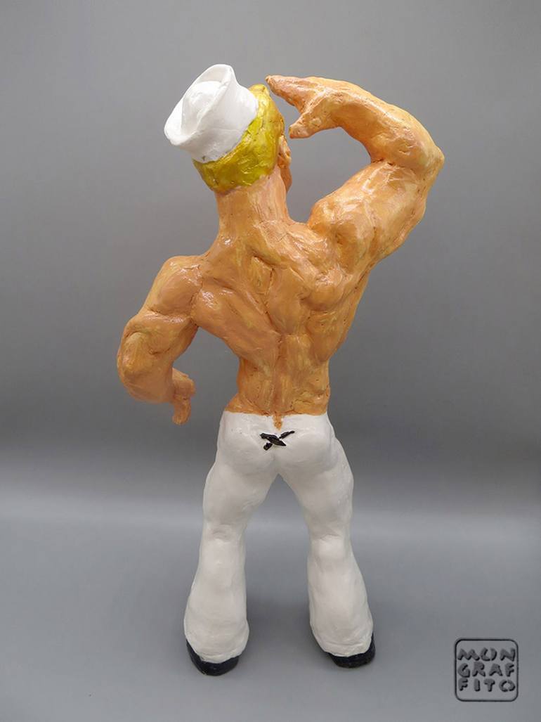 Original Figurative Men Sculpture by Mon Graffito