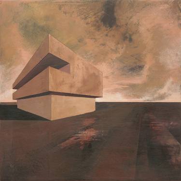 Original Figurative Architecture Painting by Rafa De Corral