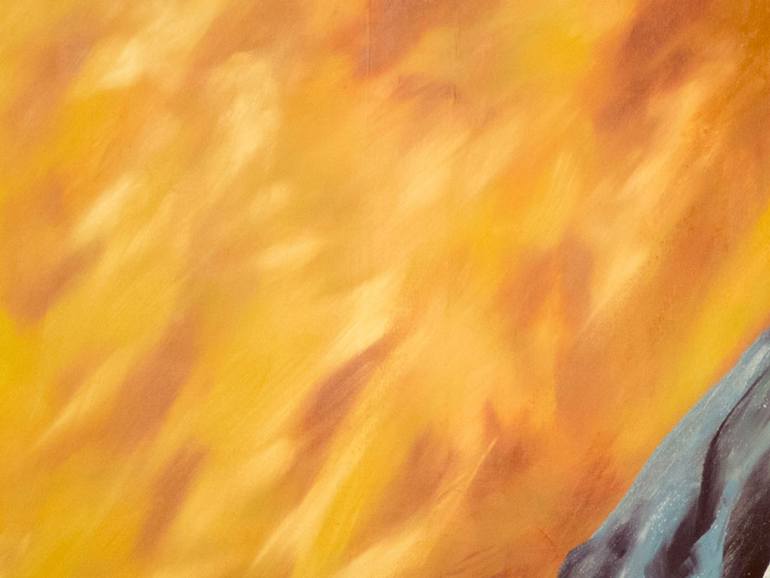 Original Expressionism People Painting by Blake Hughes