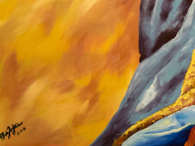 Original Expressionism People Painting by Blake Hughes