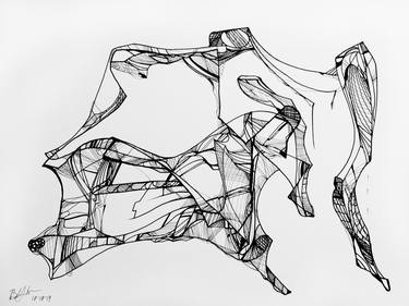 Original Abstract Drawings by Blake Hughes