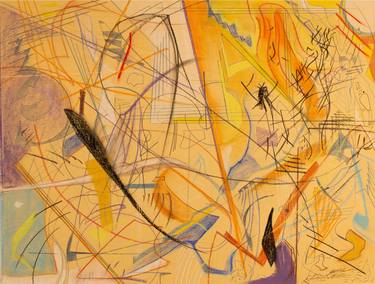 Original Abstract Expressionism Abstract Drawings by Blake Hughes