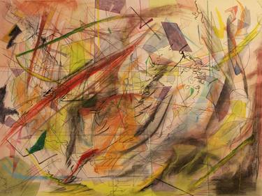 Original Abstract Expressionism Abstract Drawings by Blake Hughes