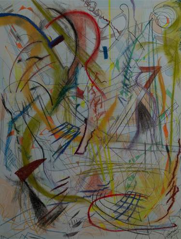 Original Abstract Expressionism Abstract Drawings by Blake Hughes