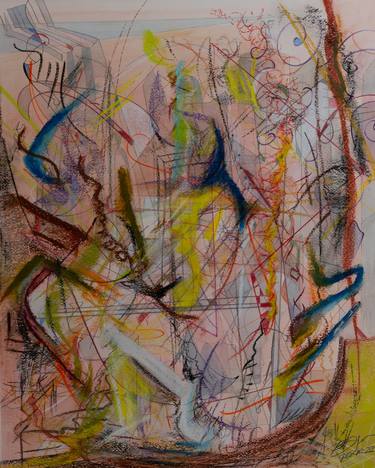 Original Abstract Expressionism Abstract Drawings by Blake Hughes