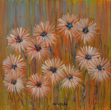 Original Floral Painting by Anca Sofia