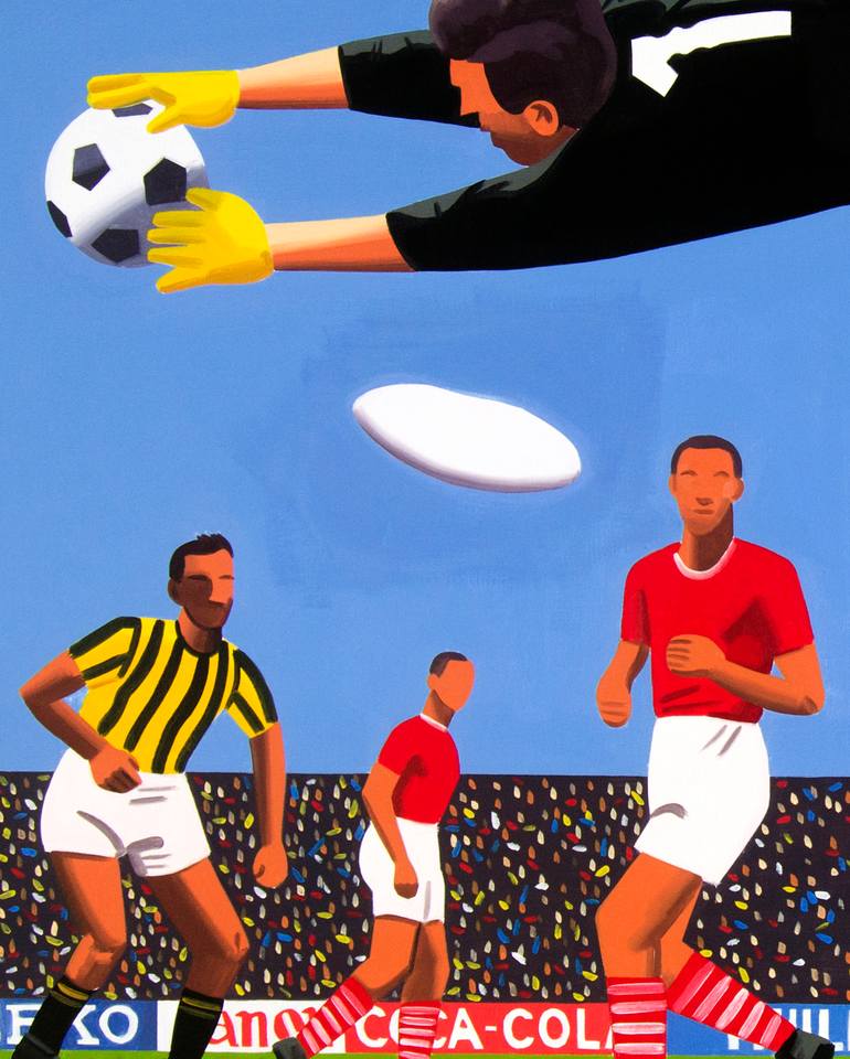 Original Figurative Sports Painting by Juan De La Rica
