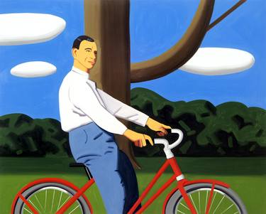 Print of Bicycle Paintings by Juan de la Rica