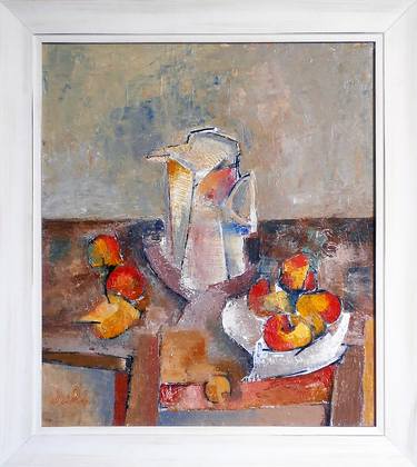 Still life with apples / homage to Paul Cezanne / thumb