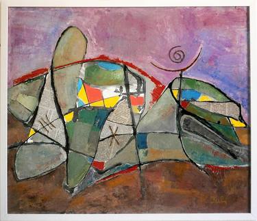 Print of Cubism Abstract Paintings by Julian Tsvetanov