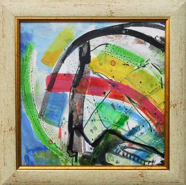 Original Abstract Expressionism Abstract Paintings by Julian Tsvetanov