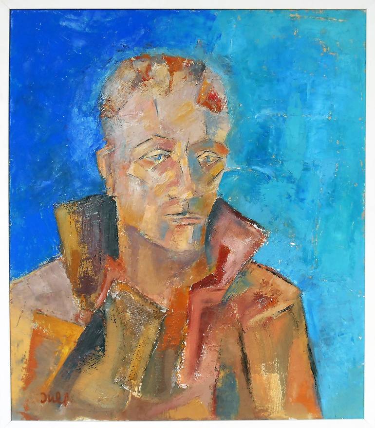 Print of Cubism Portrait Paintings by Julian Tsvetanov