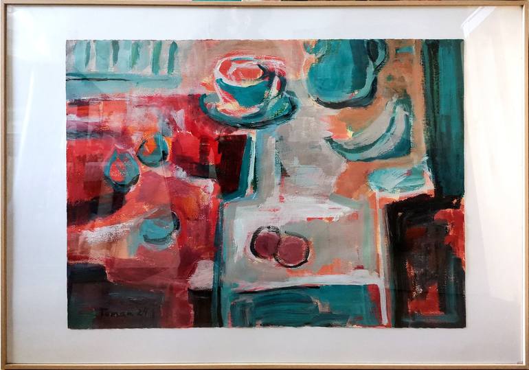 Original Contemporary Food & Drink Painting by Amalya  Nane Tumanian