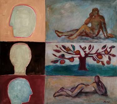 Original Figurative Nature Paintings by Amalya  Nane Tumanian