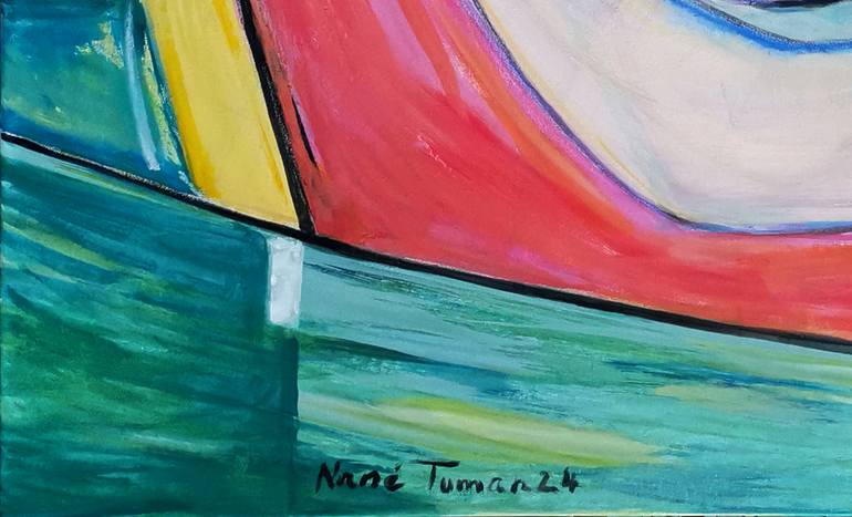 Original Abstract Expressionism Abstract Painting by Amalya  Nane Tumanian