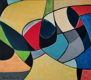 Print of Art Deco Abstract Paintings by Amalya  Nane Tumanian