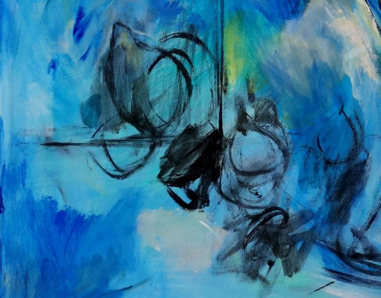 Original Abstract Expressionism Food & Drink Painting by Amalya  Nane Tumanian
