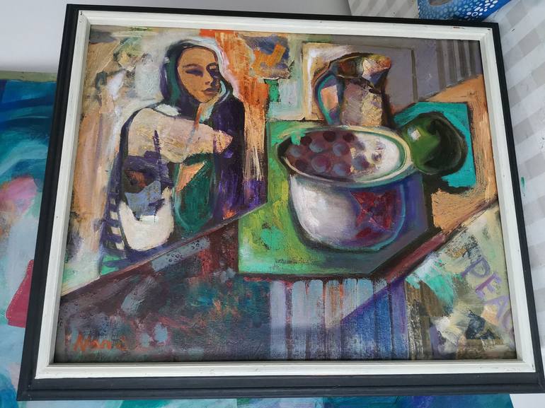 Original Figurative Women Painting by Amalya  Nane Tumanian