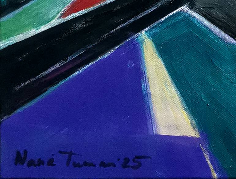 Original Abstract Expressionism Abstract Painting by Amalya  Nane Tumanian