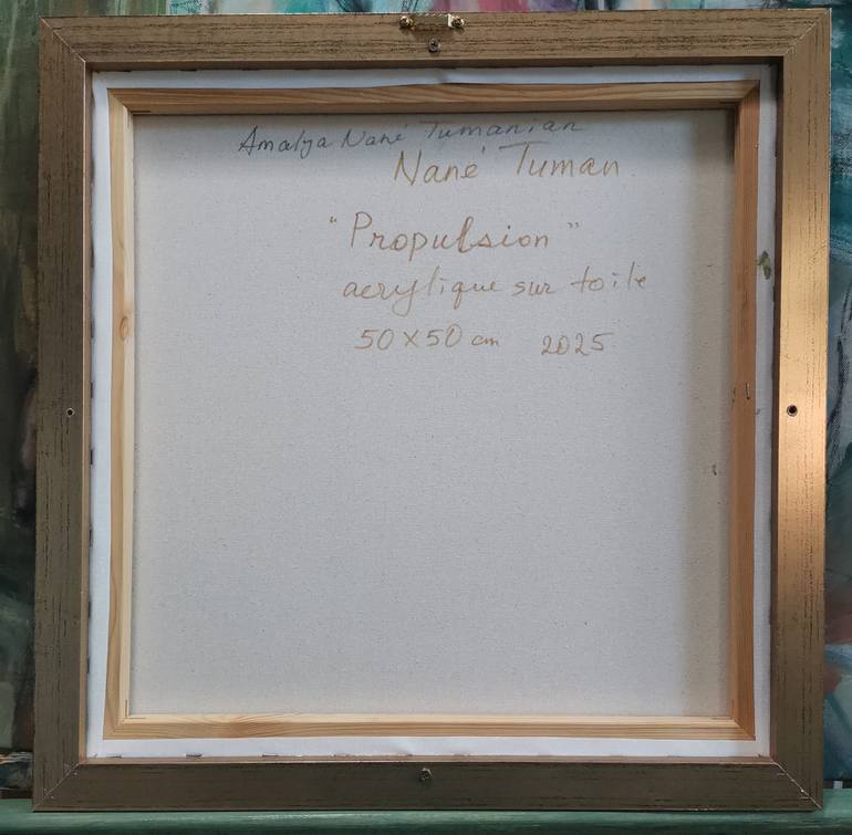 Original Abstract Expressionism Abstract Painting by Amalya  Nane Tumanian