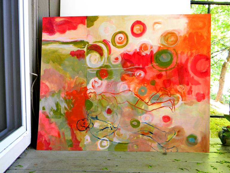 Original Other Love Painting by Amalya  Nane Tumanian