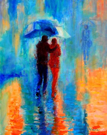 Print of Fine Art Love Paintings by Amalya  Nane Tumanian