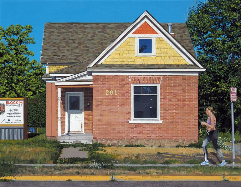 Original Contemporary Architecture Paintings by Michael Ward