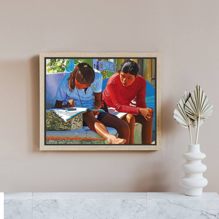 Original Classicism People Painting by Michael Ward