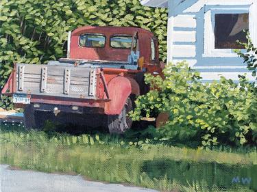 Original Photorealism Car Painting by Michael Ward