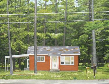 Original Photorealism Architecture Paintings by Michael Ward