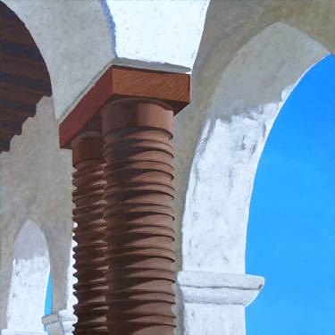 Original Documentary Architecture Paintings by Michael Ward