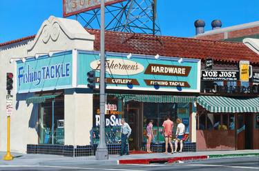 Print of Photorealism Cities Paintings by Michael Ward