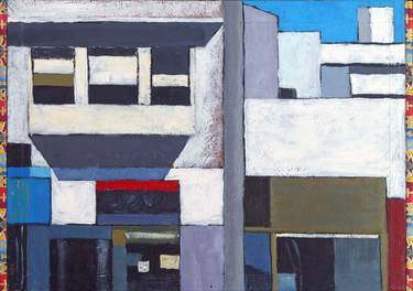 Original Abstract Architecture Paintings by Michael Ward