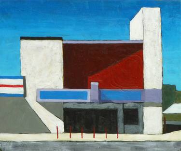 Print of Abstract Architecture Paintings by Michael Ward