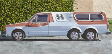 Print of Photorealism Automobile Paintings by Michael Ward