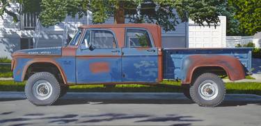 Print of Realism Automobile Paintings by Michael Ward