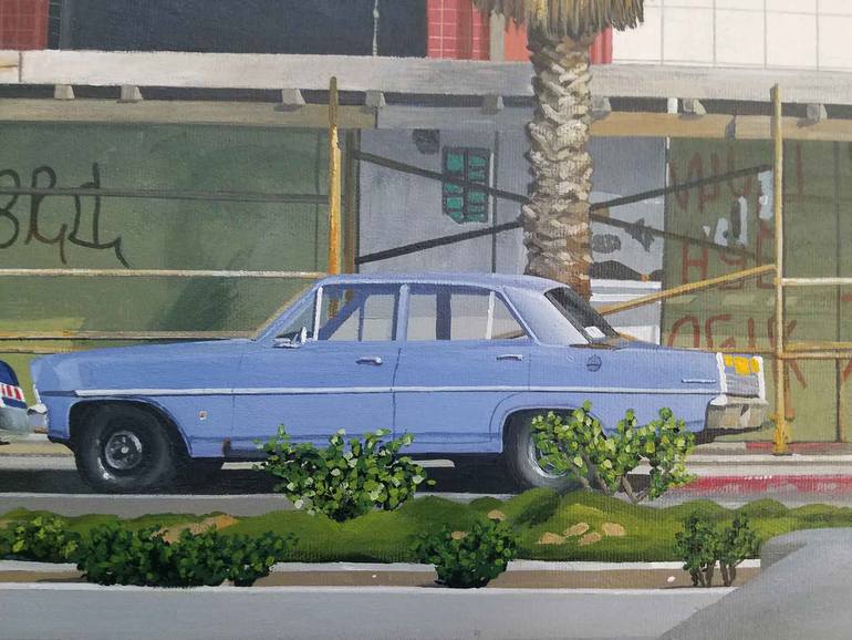 Original Fine Art Architecture Painting by Michael Ward