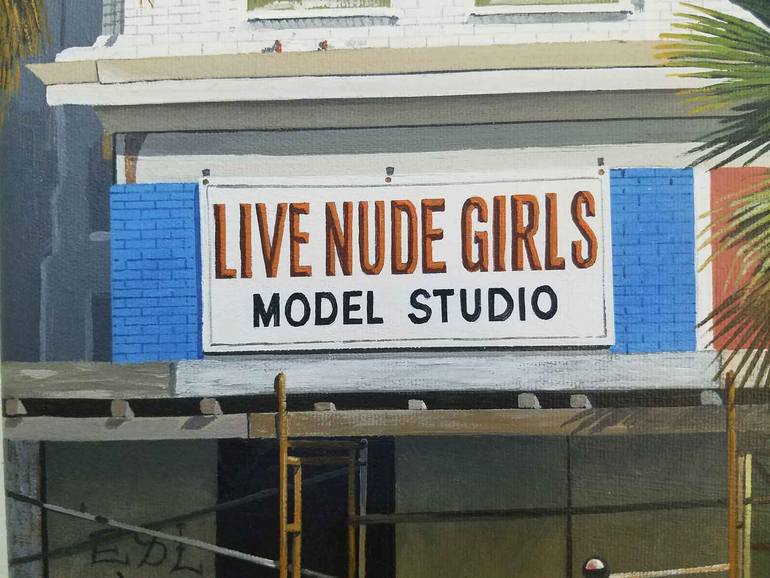 Original Fine Art Architecture Painting by Michael Ward