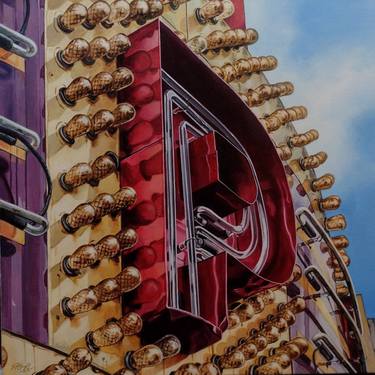 Original Photorealism Architecture Painting by John Sharp