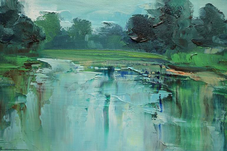 Original Landscape Painting by Jagoda Kaczmarczyk-Hudzik