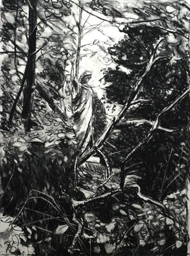 Original Figurative Landscape Drawings by Russell Gilder