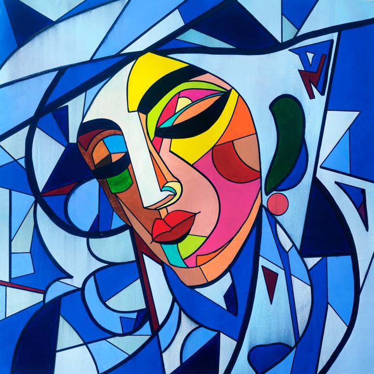 Everything Is Beautiful In Its Measure, Karina Original Painting by wayne williams