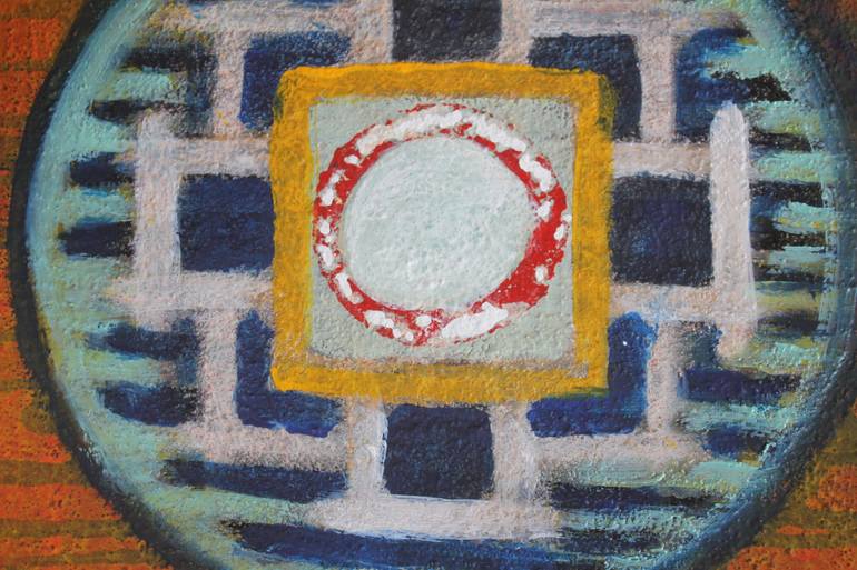 Original Oriental Abstract Painting by Nartana Thomas Holzweiler