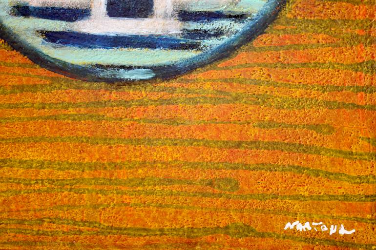 Original Oriental Abstract Painting by Nartana Thomas Holzweiler