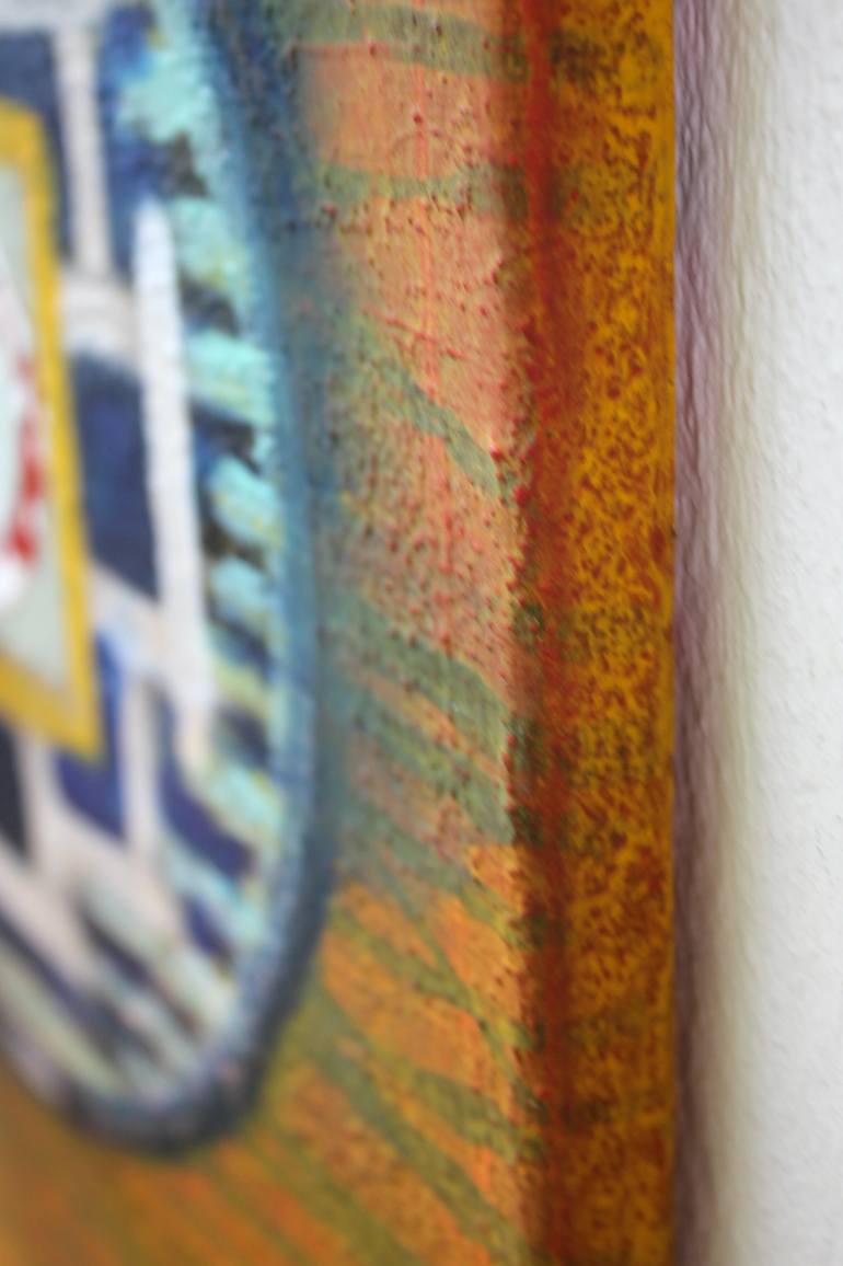 Original Oriental Abstract Painting by Nartana Thomas Holzweiler