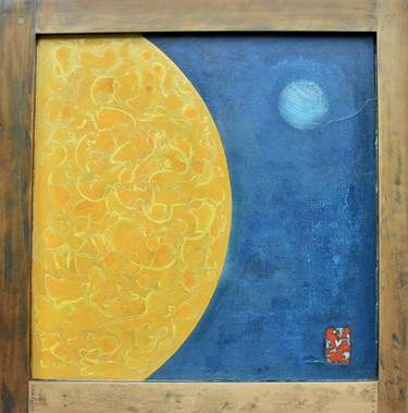 Original Expressionism Outer Space Painting by Nartana Thomas Holzweiler