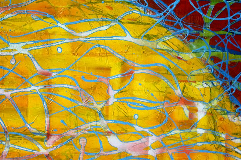 Original Symbolism Geometric Painting by Nartana Thomas Holzweiler