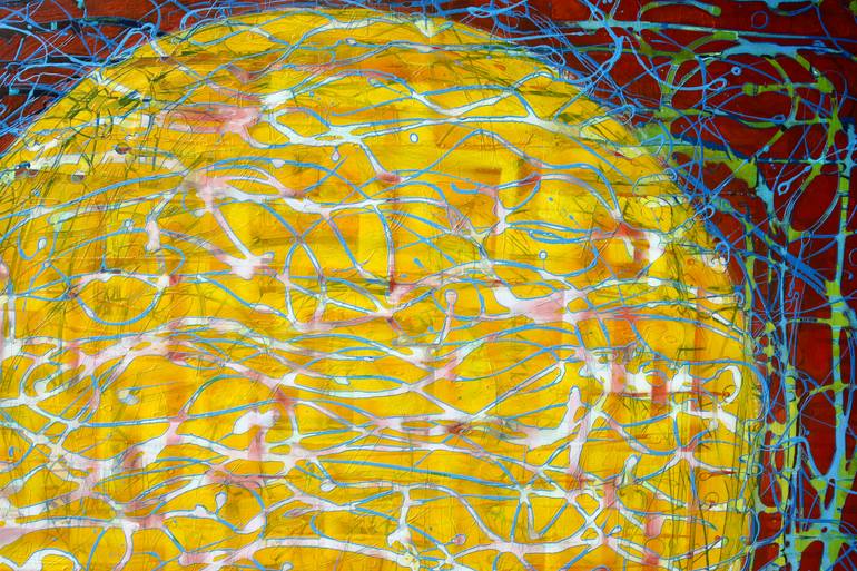 Original Symbolism Geometric Painting by Nartana Thomas Holzweiler